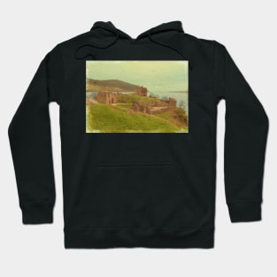 Urqhart Castle in Loch Ness Hoodie